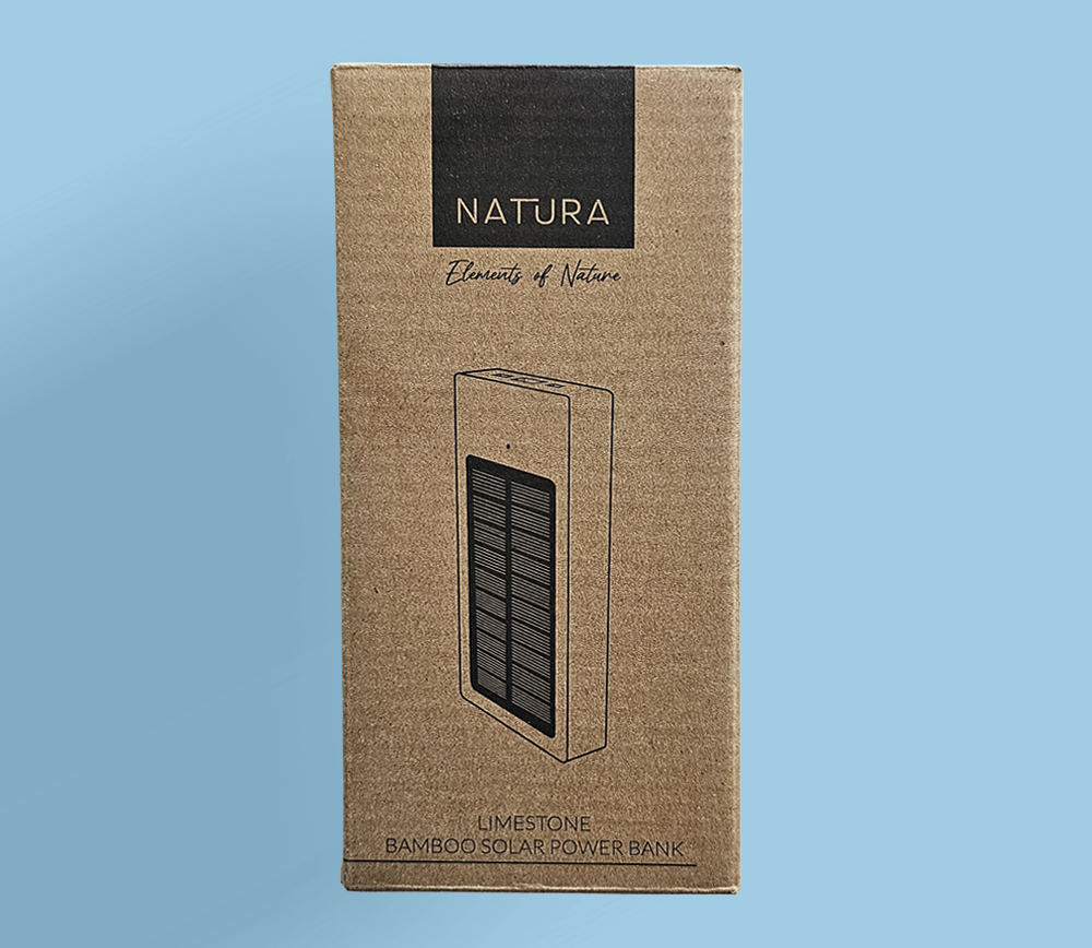 NATURA Bamboo Solar Power Bank